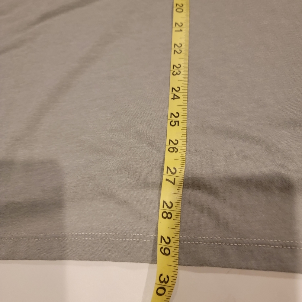 John Varvatos Star USA XL Men's Super Soft Short Sleeve Henley Shirt Grey - Picture 12 of 15